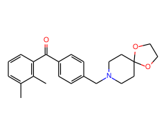 2,3-dimethyl-4'-[8-(1,4-dioxa-8-azaspiro[4.5]decyl)methyl]benzophenone