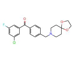 3-chloro-4'-[8-(1,4-dioxa-8-azaspiro[4.5]decyl)methyl]-5-fluorobenzophenone