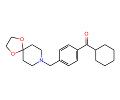 cyclohexyl 4-[8-(1,4-dioxa-8-azaspiro[4.5]decyl)methyl]phenyl ketone