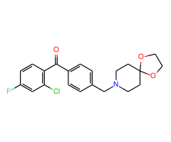 2-chloro-4'-[8-(1,4-dioxa-8-azaspiro[4.5]decyl)methyl]-4-fluorobenzophenone