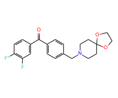 3,4-difluoro-4'-[8-(1,4-dioxa-8-azaspiro[4.5]decyl)methyl]benzophenone