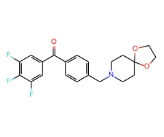 4'-[8-(1,4-dioxa-8-azaspiro[4.5]decyl)methyl]-3,4,5-trifluorobenzophenone