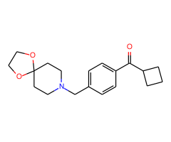 cyclobutyl 4-[8-(1,4-dioxa-8-azaspiro[4.5]decyl)methyl]phenyl ketone