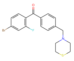 4-bromo-2-fluoro-4'-thiomorpholinomethyl benzophenone