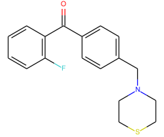 2-fluoro-4'-thiomorpholinomethyl benzophenone