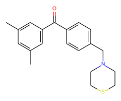 3,5-dimethyl-4'-thiomorpholinomethyl benzophenone