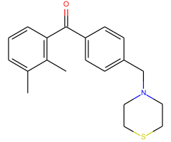 2,3-dimethyl-4'-thiomorpholinomethyl benzophenone