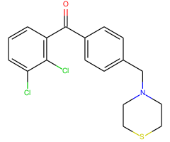 2,3-dichloro-4'-thiomorpholinomethyl benzophenone