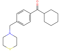 cyclohexyl 4-(thiomorpholinomethyl)phenyl ketone