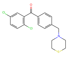 2,5-dichloro-4'-thiomorpholinomethyl benzophenone