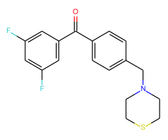 3,5-difluoro-4'-thiomorpholinomethyl benzophenone