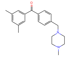 3,5-dimethyl-4'-(4-methylpiperazinomethyl) benzophenone