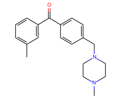 3-methyl-4'-(4-methylpiperazinomethyl) benzophenone