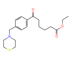 ethyl 6-oxo-6-[4-(thiomorpholinomethyl)phenyl]hexanoate