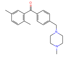 2,5-dimethyl-4'-(4-methylpiperazinomethyl) benzophenone