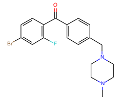 4-bromo-2-fluoro-4'-(4-methylpiperazinomethyl) benzophenone