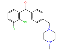 2,3-dichloro-4'-(4-methylpiperazinomethyl) benzophenone