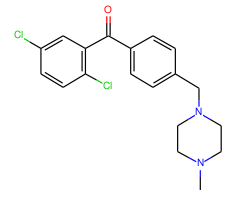 2,5-dichloro-4'-(4-methylpiperazinomethyl) benzophenone