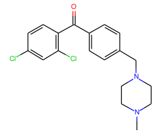 2,4-dichloro-4'-(4-methylpiperazinomethyl) benzophenone