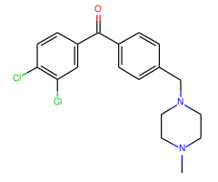 3,4-dichloro-4'-(4-methylpiperazinomethyl) benzophenone