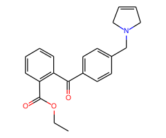 2-carboethoxy-4'-(3-pyrrolinomethyl) benzophenone