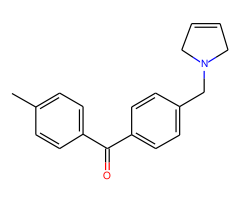 4-methyl-4'-(3-pyrrolinomethyl) benzophenone