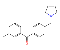 2,3-dimethyl-4'-(3-pyrrolinomethyl) benzophenone