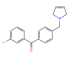 3-fluoro-4'-(3-pyrrolinomethyl) benzophenone