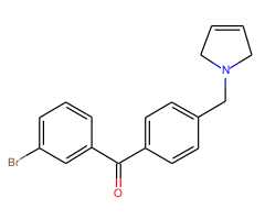 3-bromo-4'-(3-pyrrolinomethyl) benzophenone