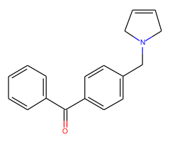 4-(3-pyrrolinomethyl)benzophenone