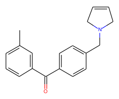 3-methyl-4'-(3-pyrrolinomethyl) benzophenone