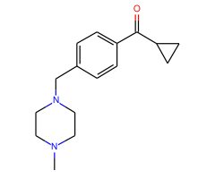 cyclopropyl 4-(4-methylpiperazinomethyl)phenyl ketone