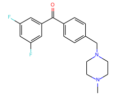 3,5-difluoro-4'-(4-methylpiperazinomethyl) benzophenone