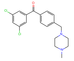 3,5-dichloro-4'-(4-methylpiperazinomethyl) benzophenone