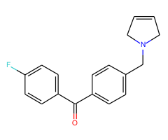 4-fluoro-4'-(3-pyrrolinomethyl) benzophenone