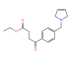 ethyl 4-oxo-4-[4-(3-pyrrolinomethyl)phenyl]butyrate