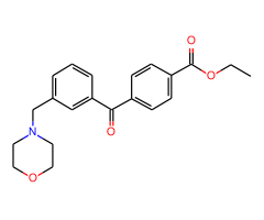 4'-carboethoxy-3-morpholinomethyl benzophenone