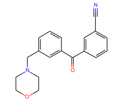 3-cyano-3'-morpholinomethyl benzophenone