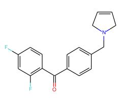 2,4-difluoro-4'-(3-pyrrolinomethyl) benzophenone