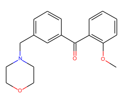 2-methoxy-3'-morpholinomethyl benzophenone