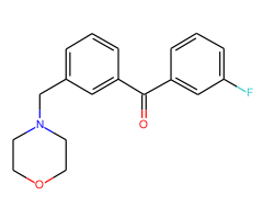 3-fluoro-3'-morpholinomethyl benzophenone