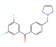 3,5-difluoro-4'-(3-pyrrolinomethyl) benzophenone