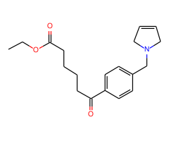 ethyl 6-oxo-6-[4-(3-pyrrolinomethyl)phenyl]hexanoate