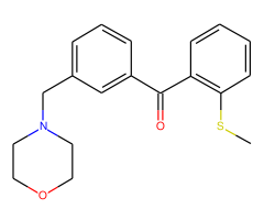 3'-morpholinomethyl-2-thiomethylbenzophenone