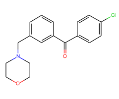 4'-chloro-3-morpholinomethyl benzophenone