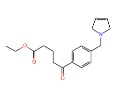 ethyl 5-oxo-5-[4-(3-pyrrolinomethyl)phenyl]valerate