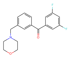 3,5-difluoro-3'-morpholinomethyl benzophenone