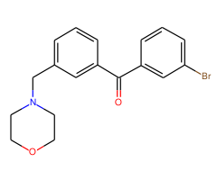 3-bromo-3'-morpholinomethyl benzophenone