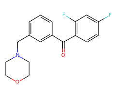 2,4-difluoro-3'-morpholinomethyl benzophenone