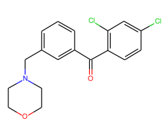 2,4-dichloro-3'-morpholinomethyl benzophenone